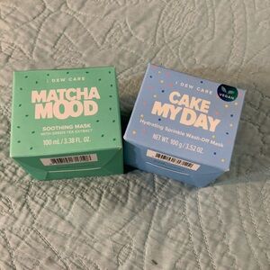 Matcha Mood and Cake My Day Masks Set